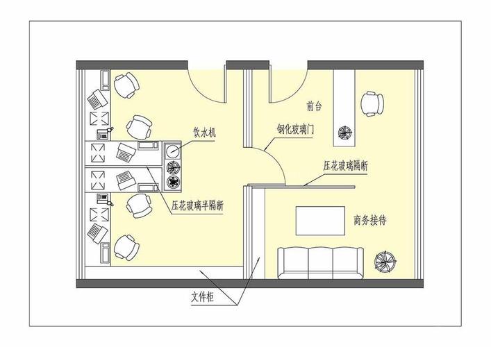 2020办公室布局设计平面图片