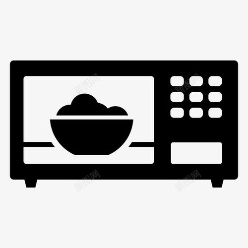微波食品餐微波炉图标 标志 UI图标 设计图片 免费下载 页面网页 平面电商 创意素材 微波炉图标