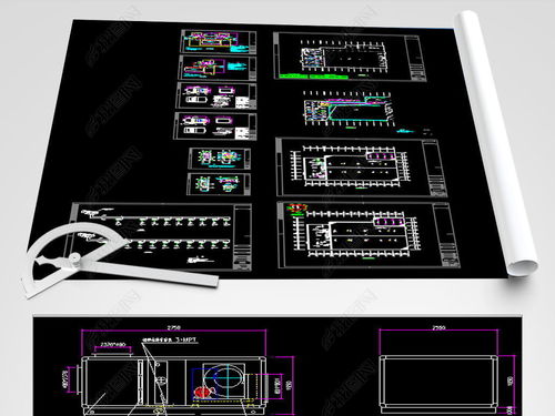 工厂CAD空调设计图平面图下载